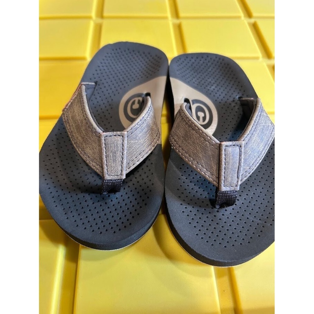 Toddler‎ Boy's Brown Cobian Flip Flops size 9/10
